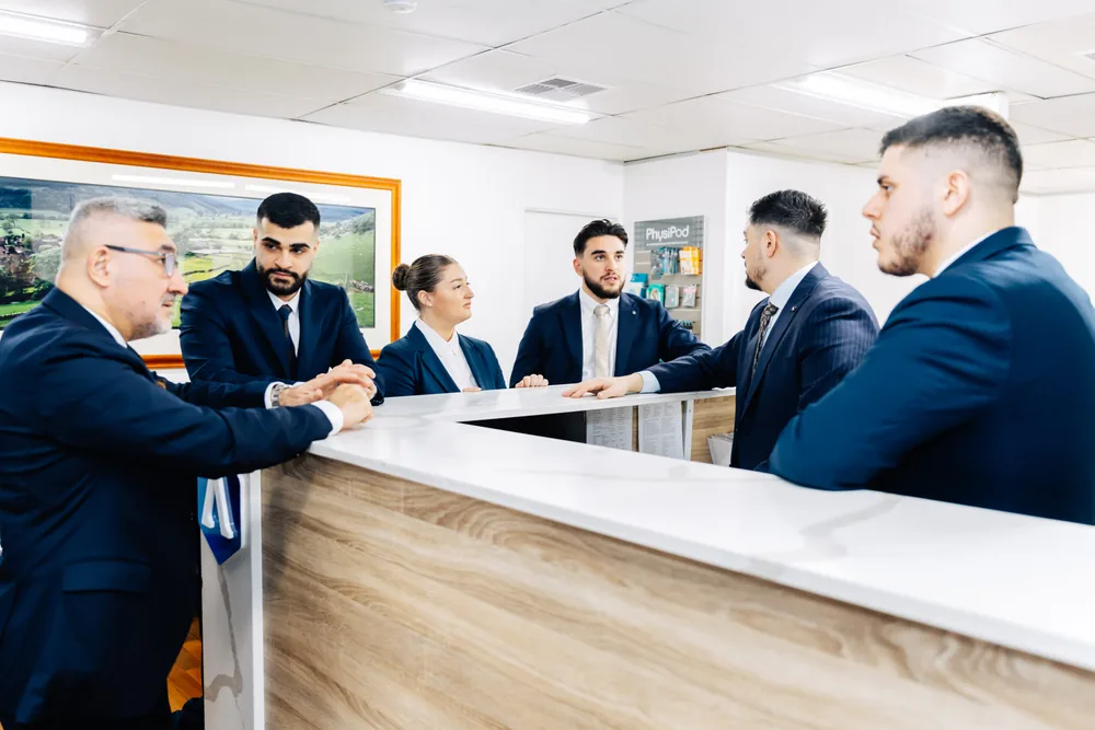 Reception at a Dr. Abbie Clinics practice