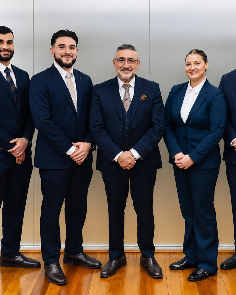 The Dr. Abbie Clinics podiatry team, with founder Dr Abbie Najjarine at the centre