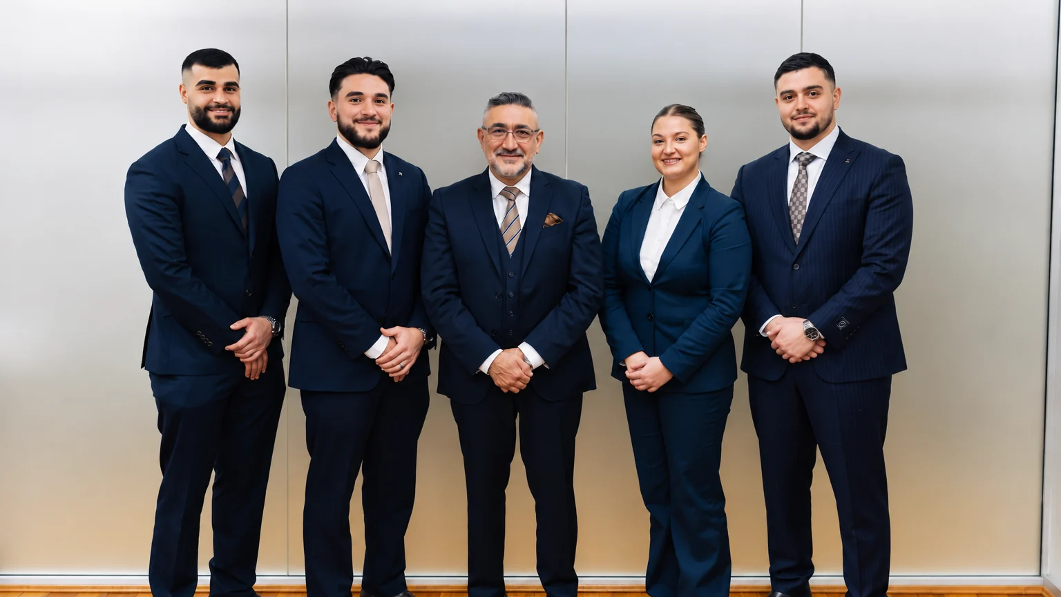 The Dr. Abbie Clinics podiatry team, with founder Dr Abbie Najjarine at the centre